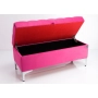 Kufer Pikowany CHESTERFIELD Różowy  / Model Q-1 Rozmiary od 50 cm do 200 cm